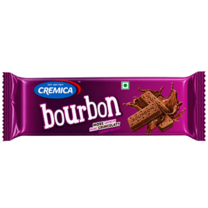Cremica Classic Bourbon Chocolaty Biscuit - 111.4g
