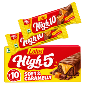 Lotus High 5 soft caramelly chocolate - 20g (Pack 24 Pic)