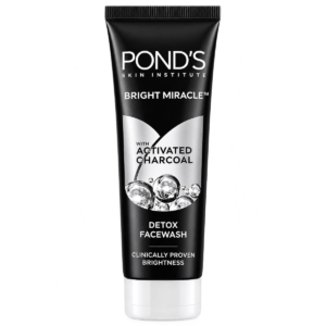 Pond's Bright Miracle With Activated Charcoal Face Wash - 50g